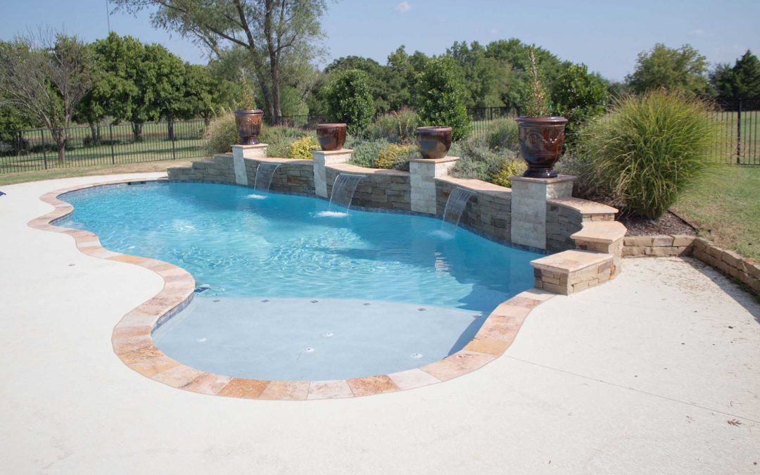 The Garden Pool Construction by Crystal Blue Pools